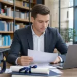 Выпускник готовит документы для поступления в аспирантуру