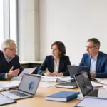 Диссертационный совет обсуждает материалы научной работы